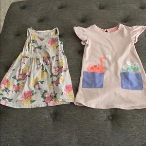 Two girl dresses size 5t